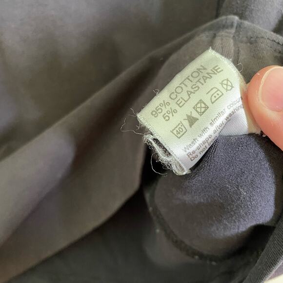 Barbour Charcoal Gray Short Sleeve Embroidered Logo Polo Shirt Womens Size 6 - Picture 6 of 7